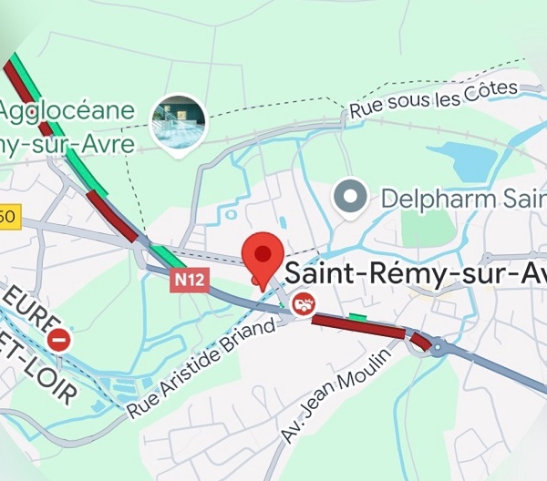 La RN12 coupée à la circulation pour environ deux heures suite à un accident ce matin dans l’Eure-et-Loir