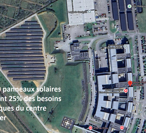 Energie. 4 400 panneaux photovoltaïques installés sur le site du centre hospitalier d’Évreux 