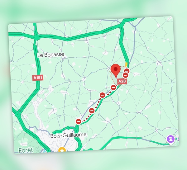 Accident de poids lourd sur l’A28 en Seine-Maritime : circulation coupée vers Rouen
