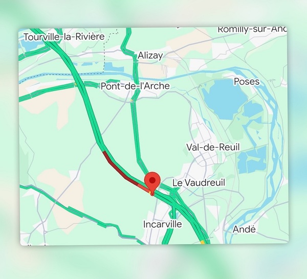 A13 : collision entre deux poids lourds à Incarville (Eure), un blessé léger et trafic très perturbé