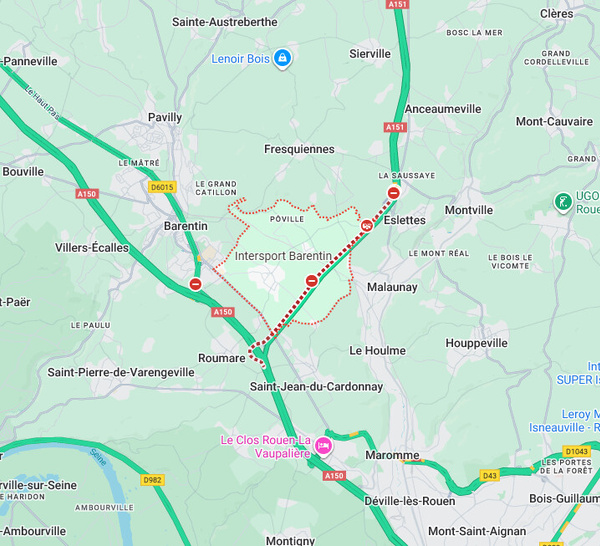 Camion-citerne couché : l’A151 fermée à la circulation entre Eslettes et Pissy-Pôville, en Seine-Maritime