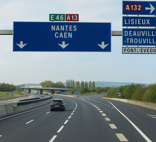Travaux de nuit sur l’A13 à Pont-l’Évêque : fermetures et déviations du 1er au 5 décembre