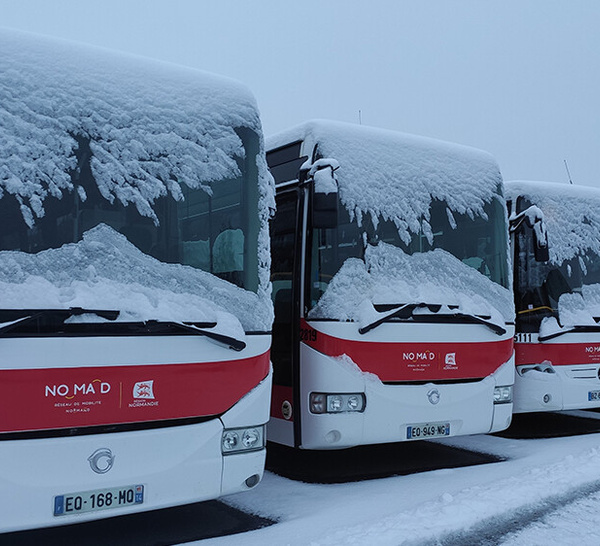 Neige-verglas : les transports scolaires toujours à l’arrêt demain mercredi en Normandie