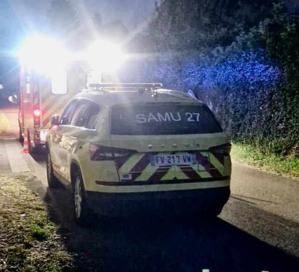 Eure. Il perd le contrôle de sa voiture et chute dans un ravin de 10 mètres à Saint-Georges-du-Vièvre