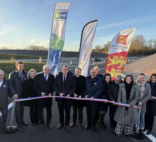 A13 : un nouveau demi-diffuseur inauguré à La Haie Tondue pour fluidifier l’accès au secteur