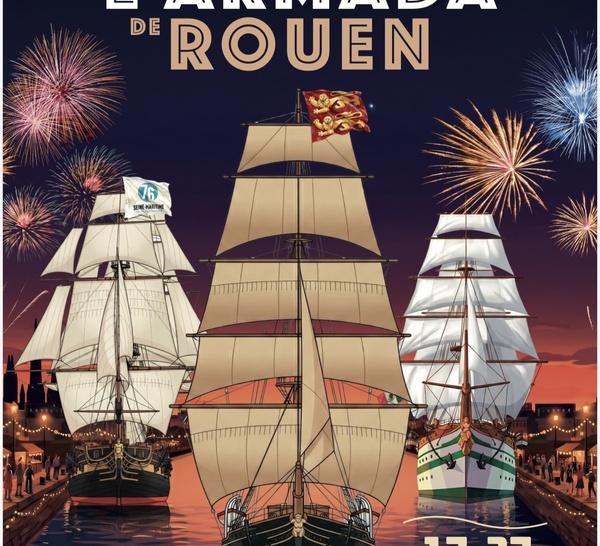 Armada Rouen 2027 : l’affiche officielle plébiscitée par le public