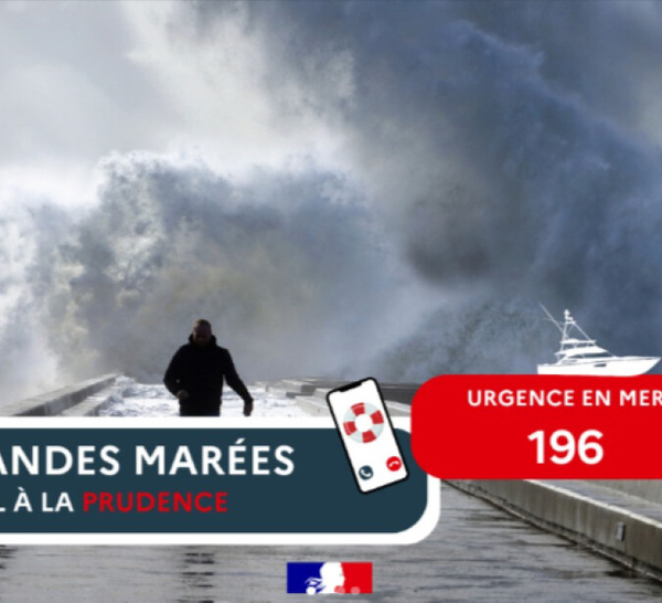 Grandes marées : le préfet maritime appelle à la vigilance sur le littoral de la Manche et de la mer du Nord