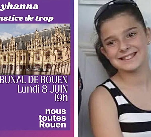 Mort de Lyhanna : collectifs et anonymes appellent à un rassemblement devant le palais de justice de Rouen