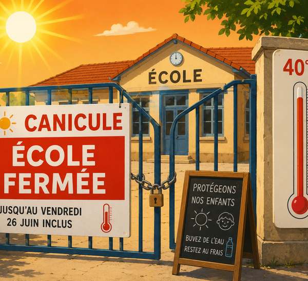 Canicule : les écoles d'Évreux resteront fermées jusqu'à vendredi