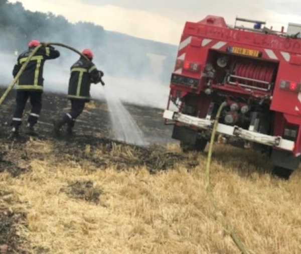 Dans l’Eure, 25 hectares d’orge partent en fumée alors que le risque d’incendie s'accentue encore