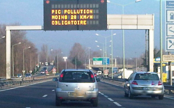 Pic de pollution : réduction de la vitesse en Seine-Maritime et dans l'Eure ce jeudi 8 décembre