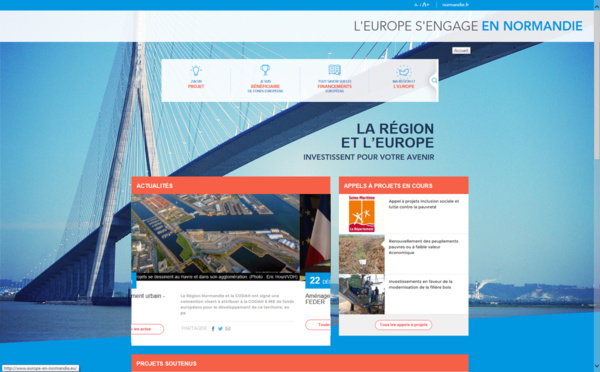 La Région Normandie lance son site internet dédié à l’Europe 