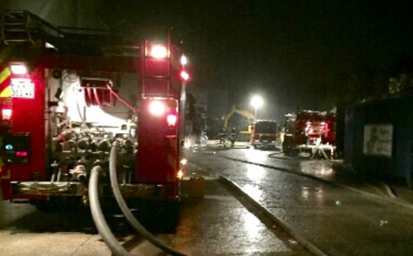 Yvelines : une jardinerie détruite par un incendie hier soir au Mesnil-Saint-Denis 