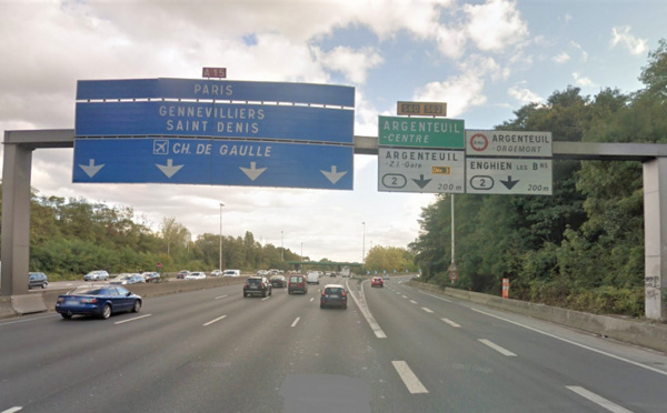 Effondrement d'un mur sur l'A15 à Argenteuil (Val d'Oise) : la circulation partiellement rétablie demain samedi