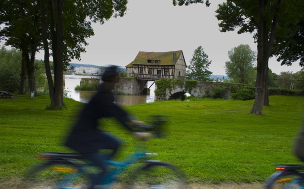 « La Seine à vélo », une réalité dans l'Eure avec l'inauguration du 1er tronçon du véloroute