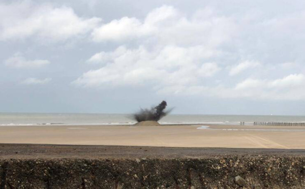 Déminage : près de 450 engins explosifs retirés d’une plage du Pas-de-Calais 