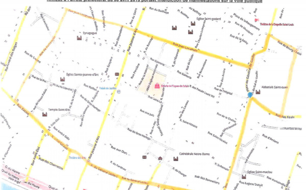 Fête du travail : le centre-ville de Rouen interdit aux manifestants le 1er mai de 14h à 22h 