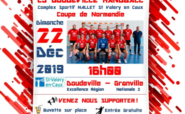 Doudeville affrontera Granville en coupe de Normandie de handball, à Saint-Valery-en-Caux.