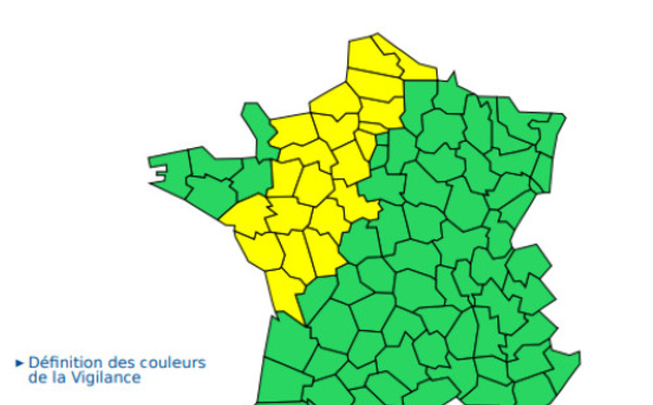 Météo : la Seine-Maritime placée en vigilance jaune pour un risque d'orages