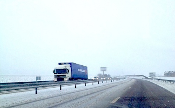 Neige, verglas, rafales de vent : la Haute-Normandie placée en alerte Orange