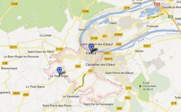 Un bijoutier d'Elbeuf pris en otage et saucissonné en pleine nuit par des malfaiteurs au Thuit-Anger