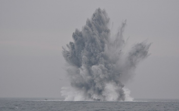 Des mines sous-marines allemandes détruites au large de la Seine-Maritime