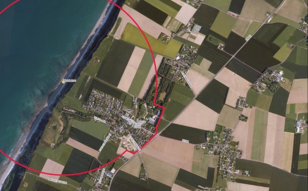 Opération de déminage à Cauville-sur-Mer : évacuation et périmètre de sécurité