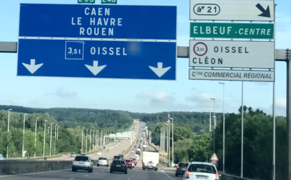 Travaux de modernisation sur l’A13 : les échangeurs de Oissel et Tourville fermés à la circulation 