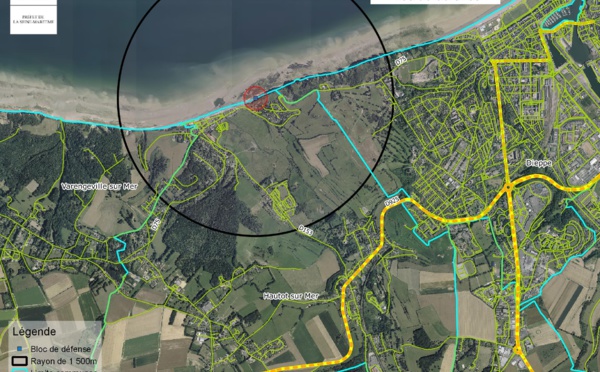 Destruction d'un bloc anti-débarquement piégé : branlebas de combat jeudi à Hautot-sur-Mer et autour