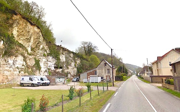 Un ouvrier d'entretien blessé à la suite d'un éboulement de falaise à Duclair