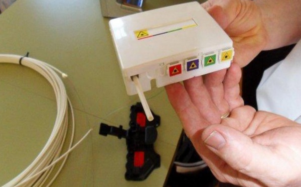 Très haut débit dans l'Eure : le 1er abonné à la fibre optique raccordé près de Conches-en-Ouche