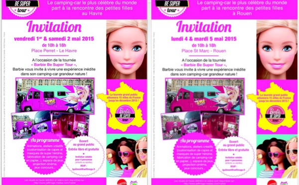 La tournée de la célèbre poupée Barbie s'arrêtera au Havre et à Rouen 