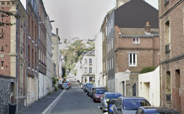La rue Cassard au Havre 