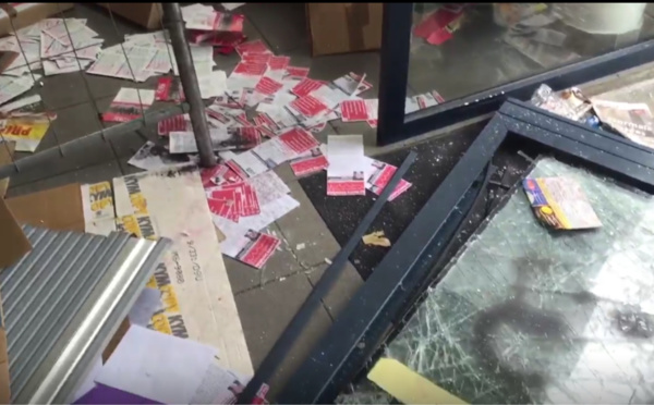 Manifestations contre la loi Travail : les locaux du PS et le hall de la mairie du Havre saccagés