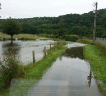 Inondations dans l'Eure : la Risle a atteint 1,18 mètre à Brionne, la base de loisirs inondée