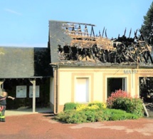 Quatre incendies criminels ce matin près de Brionne (Eure) : la mairie de Brétigny détruite