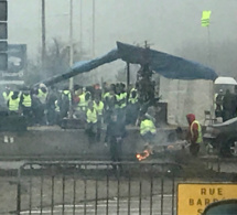 Gilets jaunes : trois ronds-points évacués par les gendarmes mobiles cet après-midi à Dieppe