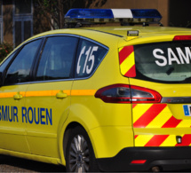 Collision entre un scooter et une Porsche, un homme grièvement blessé, près de Rouen 