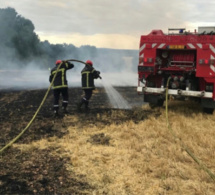 Les sapeurs-pompiers de l’Eure confrontés à une série de feux de chaume cet après-midi 