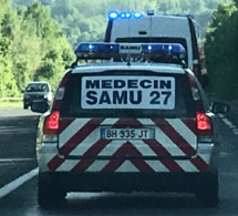 Eure : un face-à-face entre deux véhicules fait trois blessés, dont deux en urgence absolue à Vitot