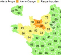 L'Eure, l'Orne et le Calvados en vigilance "orange neige" jusqu'à vendredi