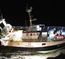 Voie d'eau sur un chalutier au large de Dieppe : les cinq marins-pêcheurs sont sains et saufs