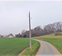 Eure : une voiture percute un poteau EDF à Hécourt, une partie du village privée d'électricité