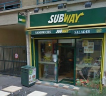 L'inconnu en jogging se fait remettre la recette du restaurant Subway à Rouen