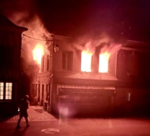 Une habitation embrasée : 45 pompiers luttent contre le feu à Val-de-Saâne, en Seine-Maritime 