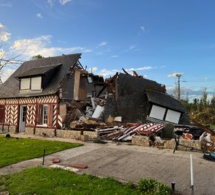 La désolation après le passage de la tempête dans l'Eure : pas de victime mais de gros dégâts 