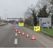 RN31 à Rouen : la bretelle d’accès à la RN28 fermée toute une nuit 