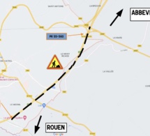 Travaux d’entretien : fermeture partielle de l’A28 dans le sens Abbeville - Rouen