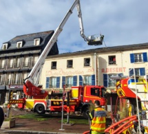 A Evreux, un feu d'appartement se propage à un immeuble mitoyen : soixante sapeurs-pompiers mobilisés