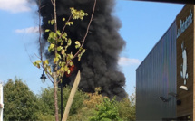 Eure : 40 sapeurs-pompiers mobilisés sur l'incendie d'une casse automobile près de Vernon